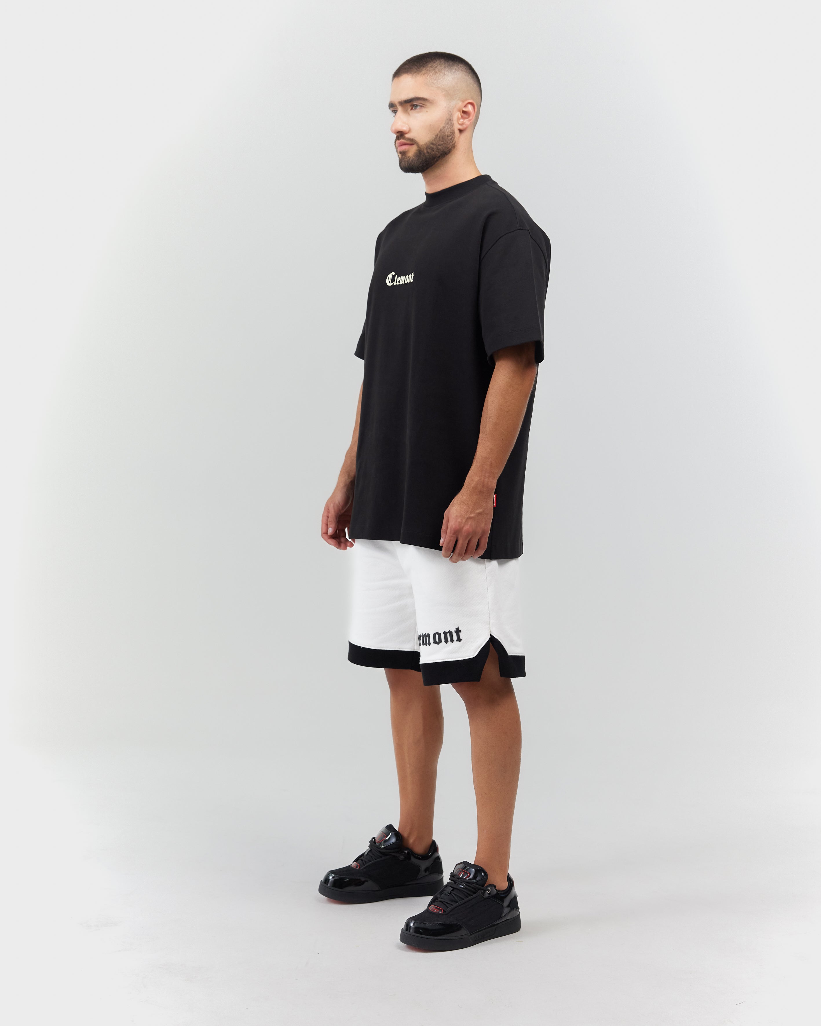 T-SHIRT MEN OVERSIZED  FULGORE BLACK  CLEMONT