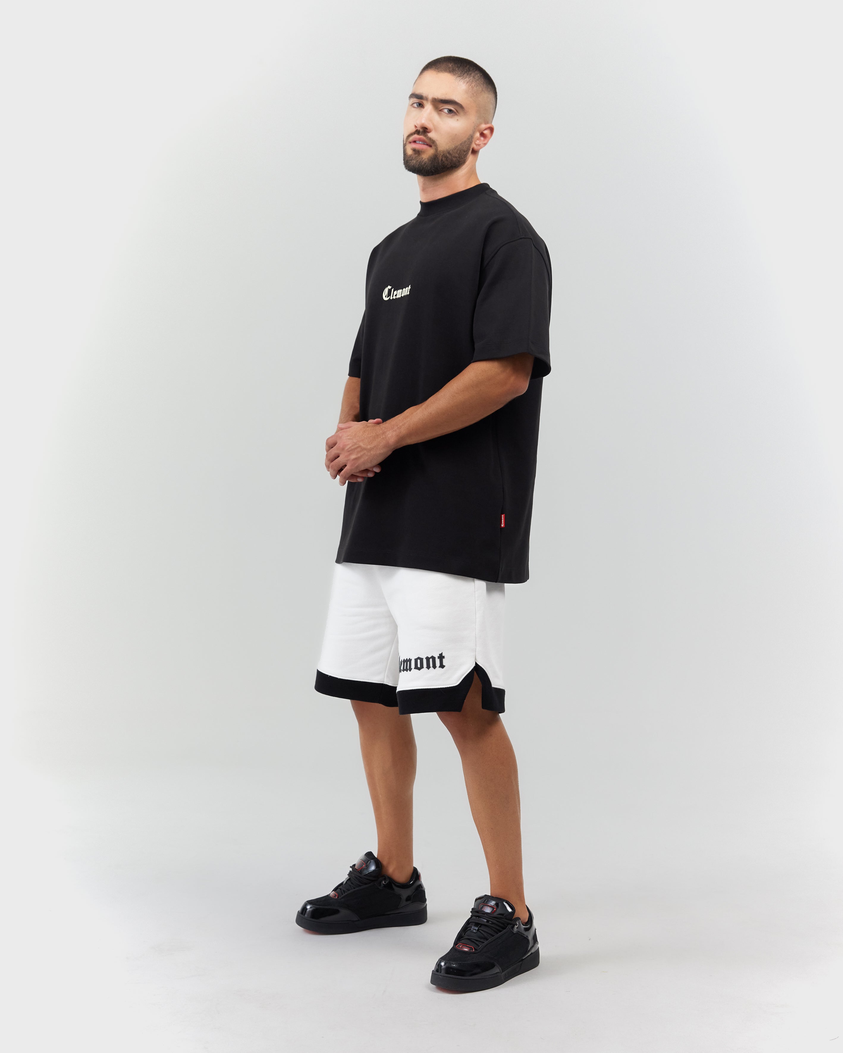 T-SHIRT MEN OVERSIZED  FULGORE BLACK  CLEMONT