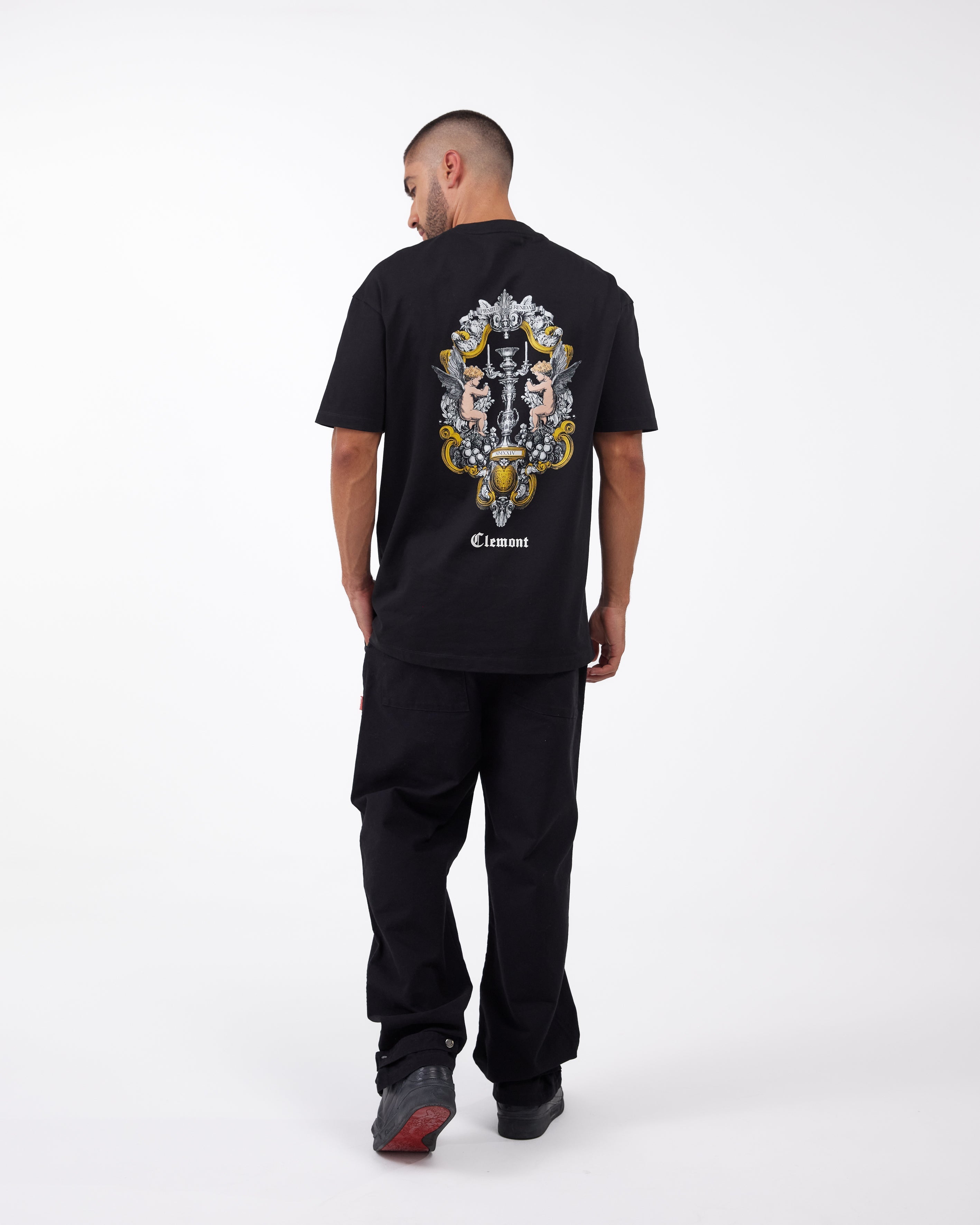 CAMISETA HOMBRE PACE NEGRO CLEMONT