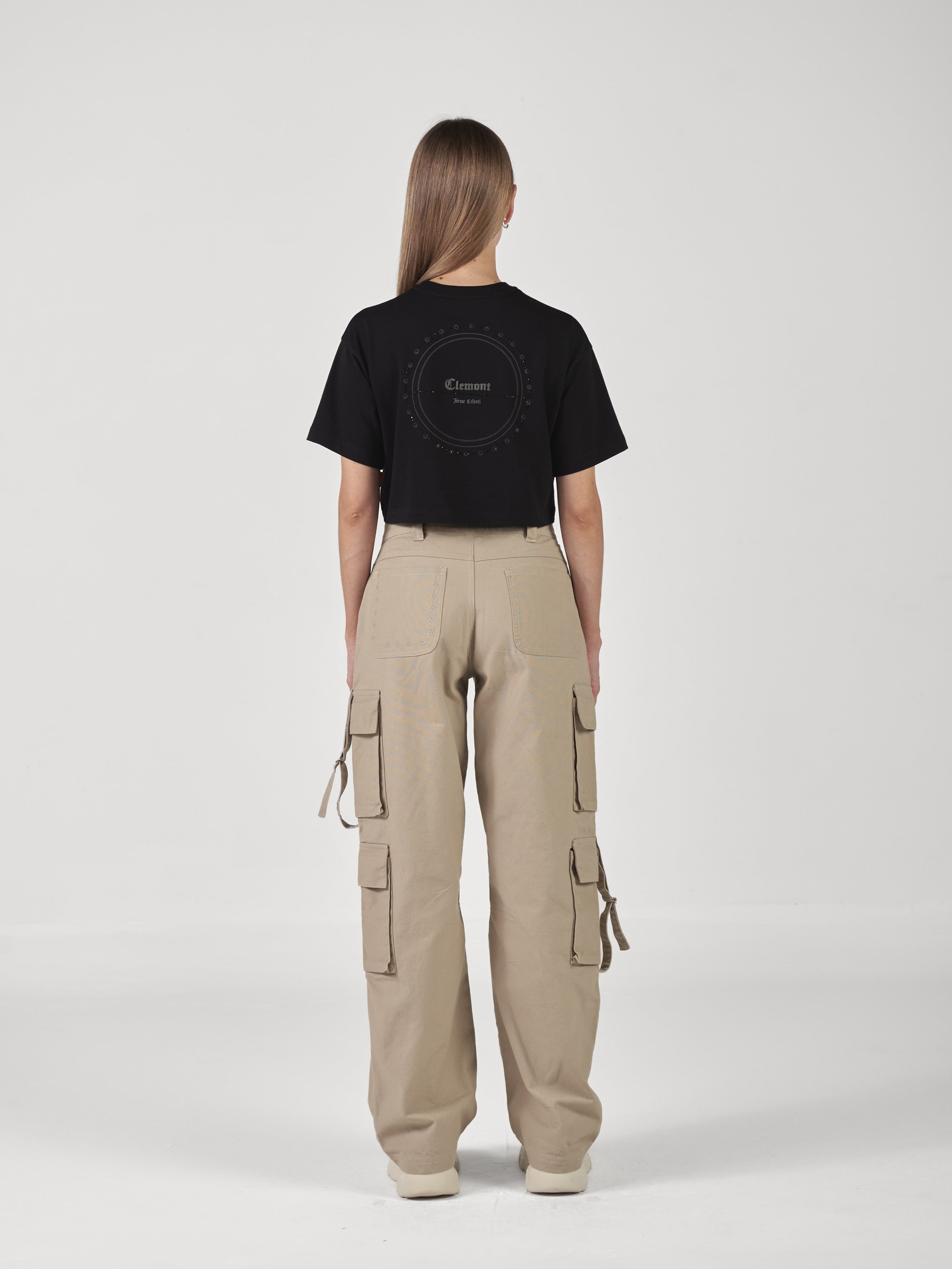 PANTALON PARALLELO NUDE CLEMONT